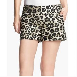 Alice + Olivia Leopard Print Caty Shorts